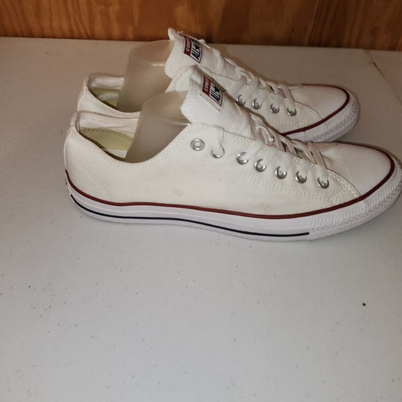 Converse Chuck Taylor All Star Men Low Top White Canvas Casual Shoes Sz M11 W13 - Picture 5 of 11